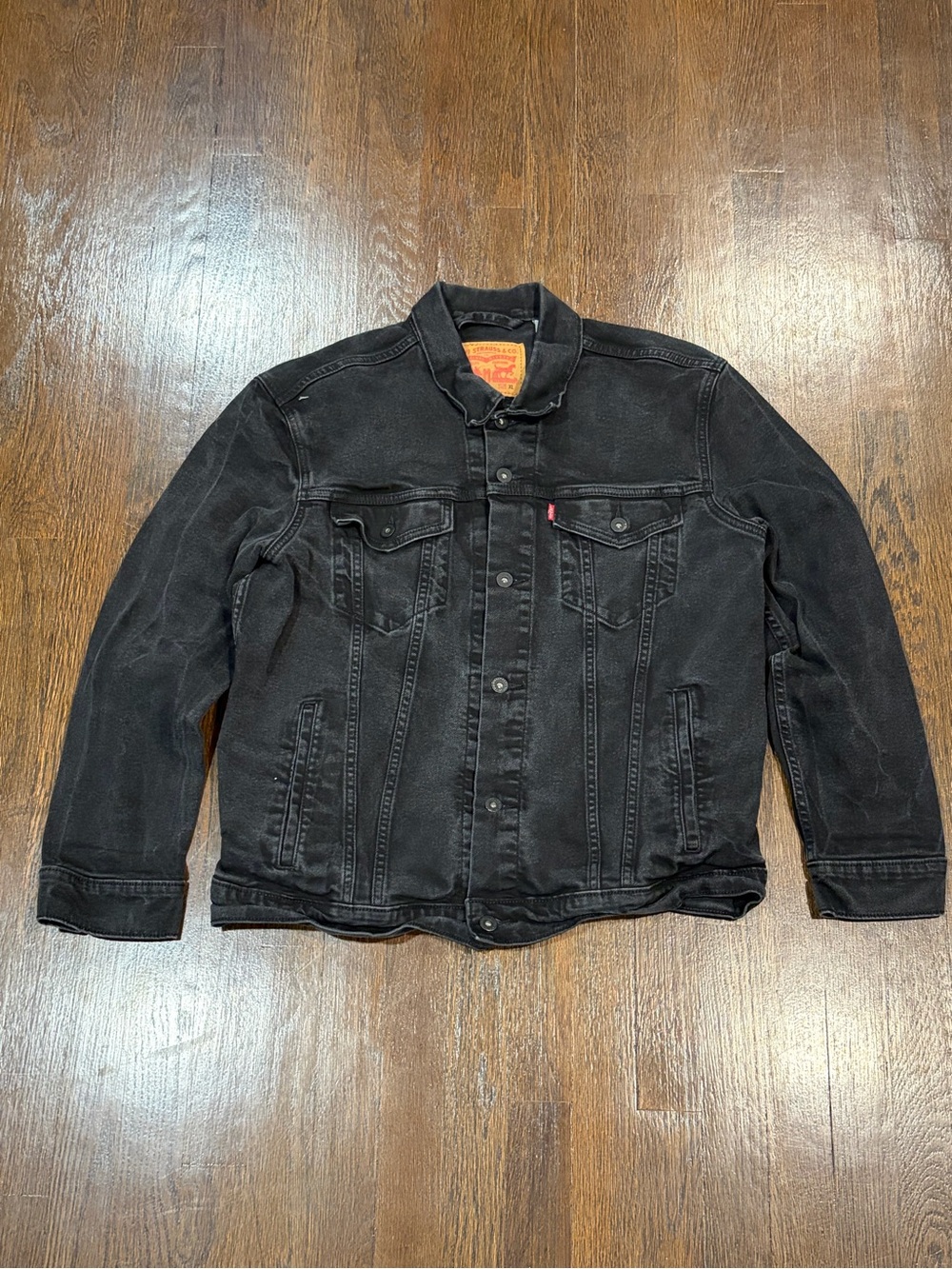 Levi's black denim jacket